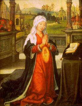 Jean Bellegambe : St. Anne Conceiving the Virgin Mary